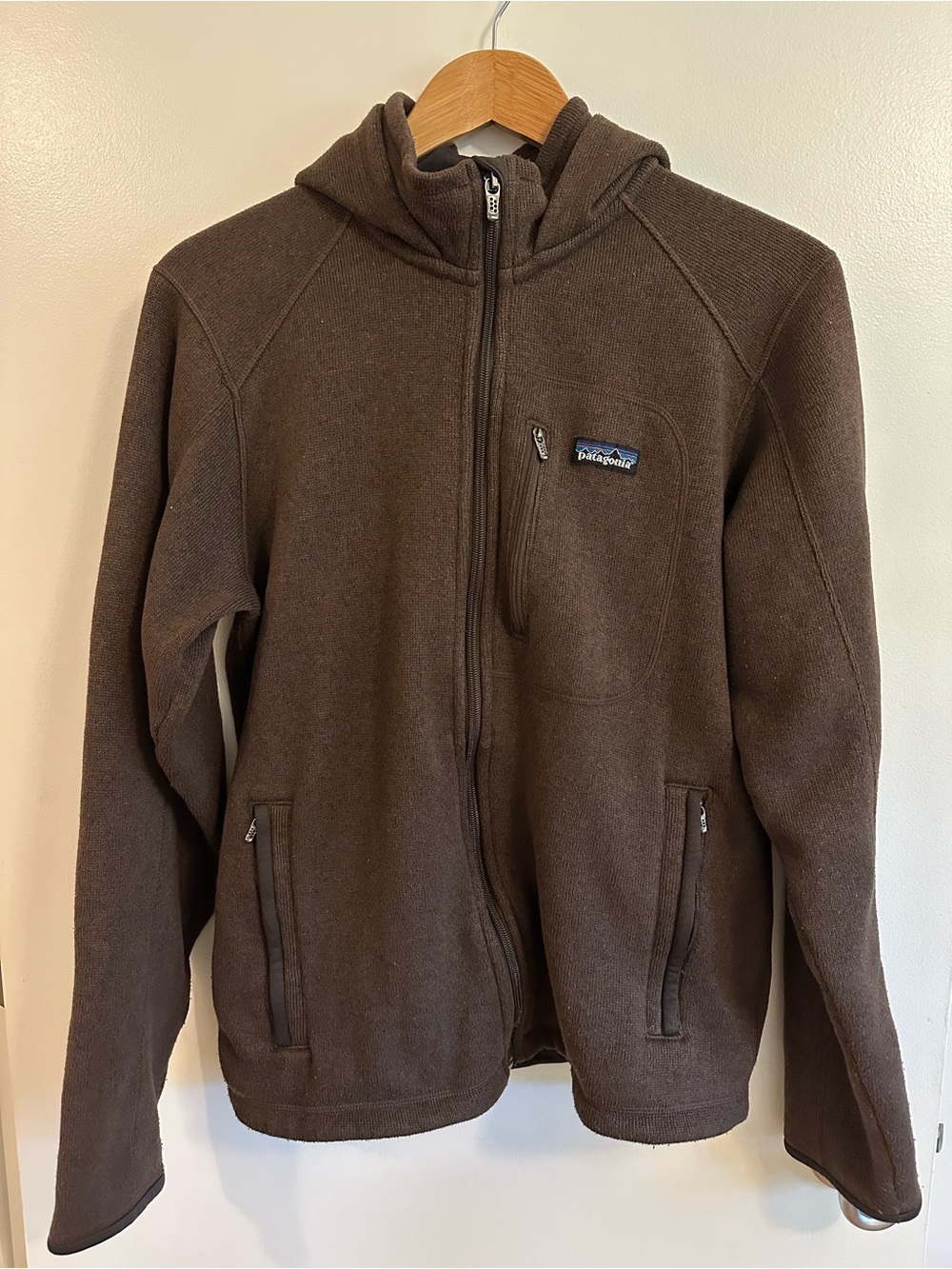 Patagonia brown Hooded Fleece Jacket - Picture 5 of 13